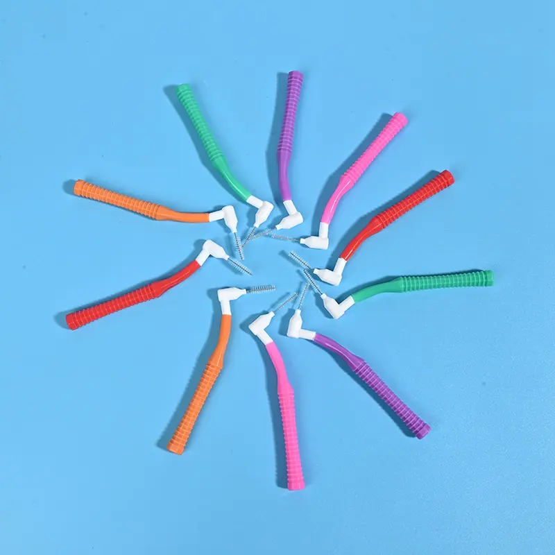 L-type interdental brushes for B2B wholesale dental oral care supply