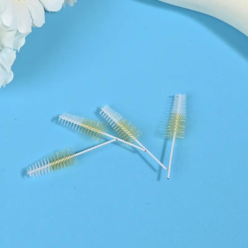 Two-Tone White Interdental Brush Heads | Custom Color Blending for Professional B2B Dental Supply 026 - 图片 4