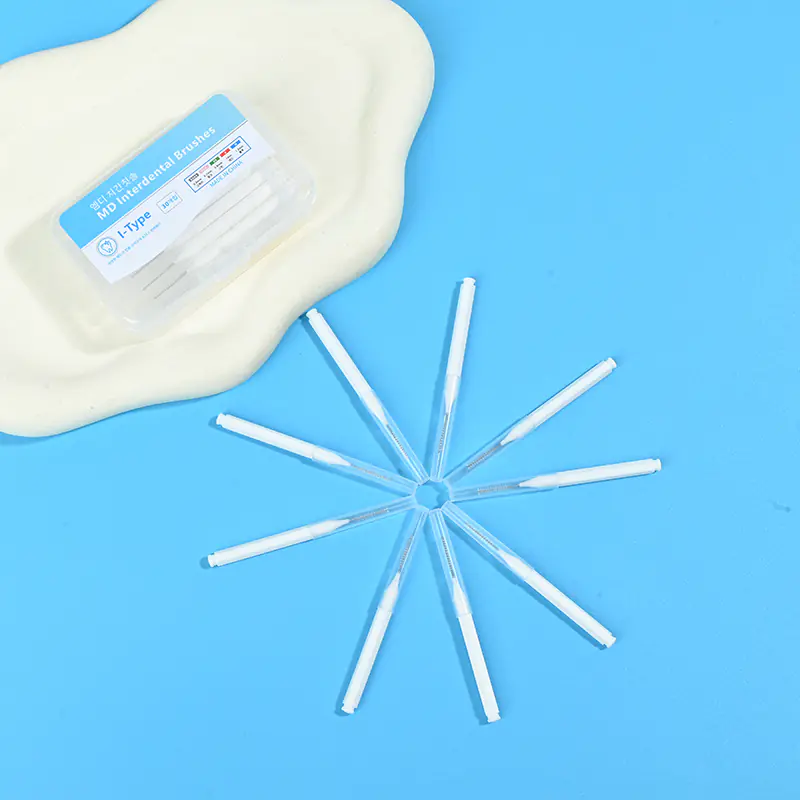 MD I-Type Disposable Interdental Brushes | Bulk Wholesale Teeth Gap Cleaners for Dental B2B Suppliers - 图片 2