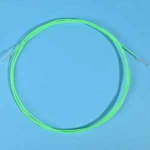 Single green double-ended disposable endoscope cleaning brush, 1.8mm catheter diameter 230cm long endoscopic lumen valve cleaning brush for endoscope reprocessing